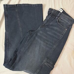 DKNY Deep Indigo Flare Jeans - 25